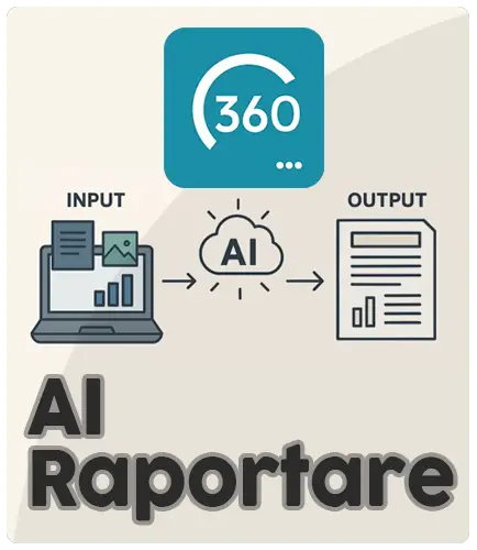 Raportare automată AI cu Analiza 360: rapoarte clare generate instant